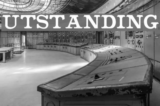 Outstanding Font examples