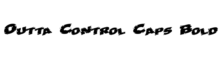 Outta Control Caps Bold  font caratteri gratis