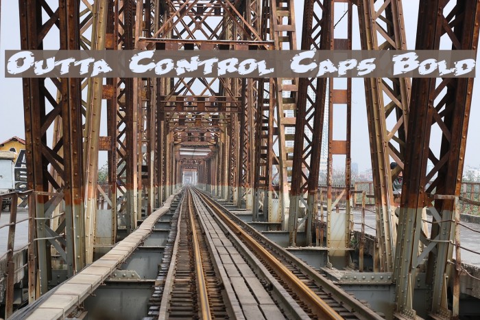Outta Control Caps Bold Fuentes examples
