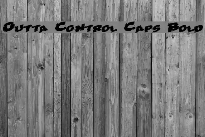 Outta Control Caps Bold Fuentes examples