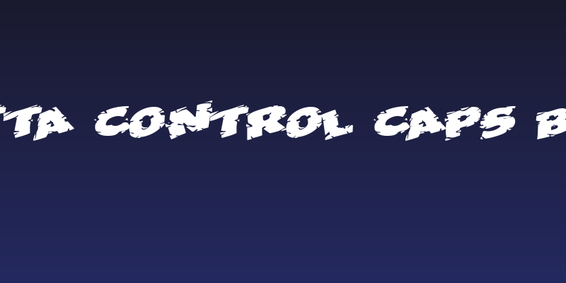 Outta Control Caps Bold Social Header