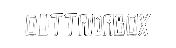 Outtadabox  font caratteri gratis