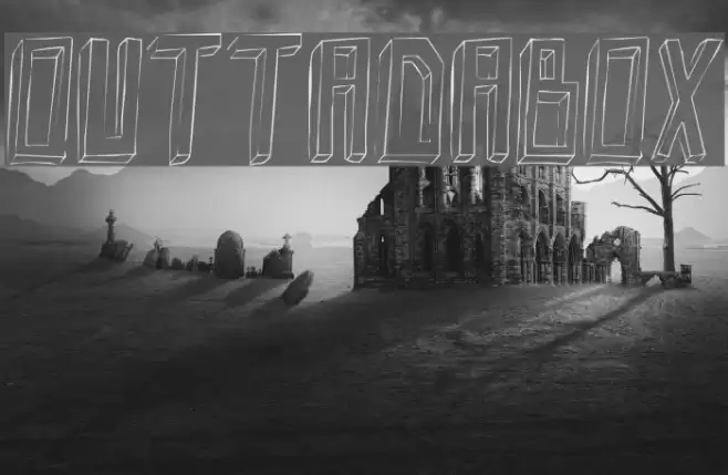 Outtadabox Font examples