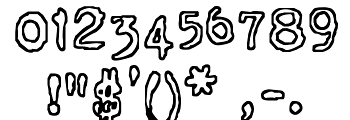 Outwrite Font OTHER CHARS