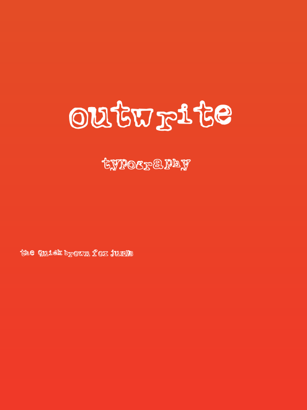Outwrite Poster