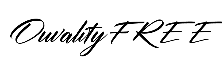 Ouvality FREE  免费字体下载
