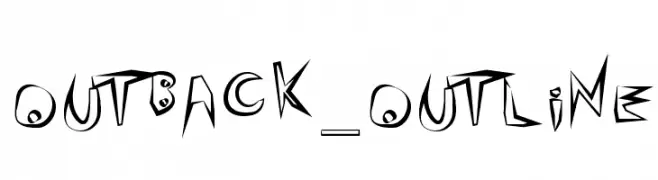 outback_outline  Fuentes Gratis Descargar