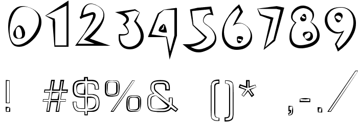 outback_outline Font OTHER CHARS
