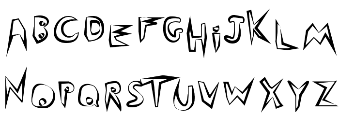outback_outline Font LOWERCASE