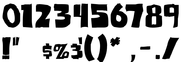 outlander Font OTHER CHARS