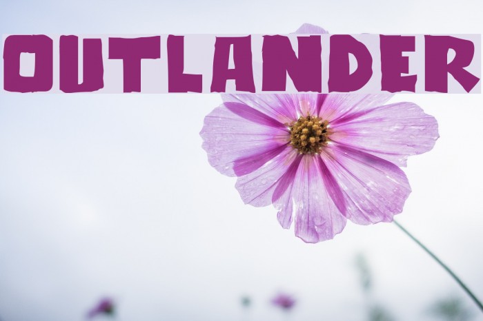 outlander Font examples
