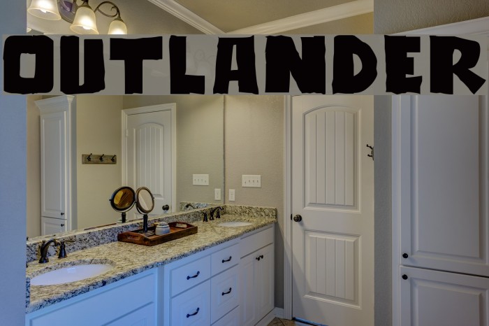 outlander Font examples