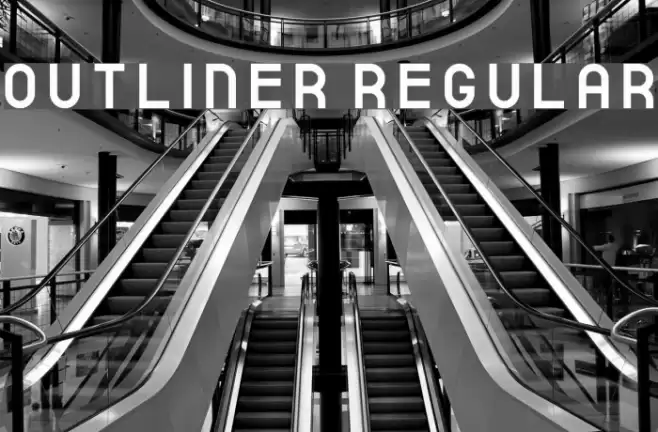outliner Regular Font examples