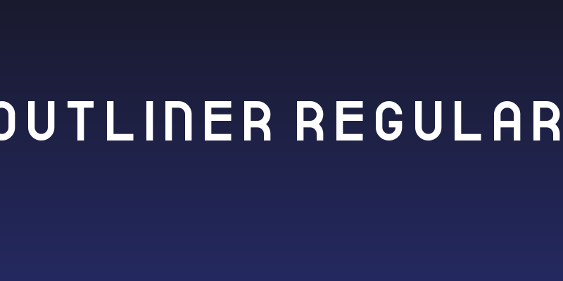 outliner Regular Social Header