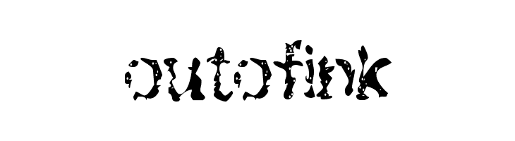 outofink  免费字体下载