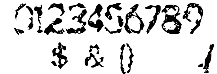 outofink Font OTHER CHARS