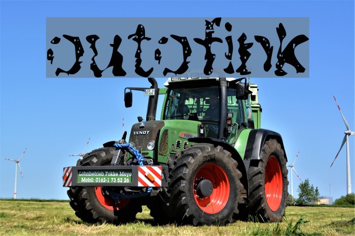 outofink Font examples