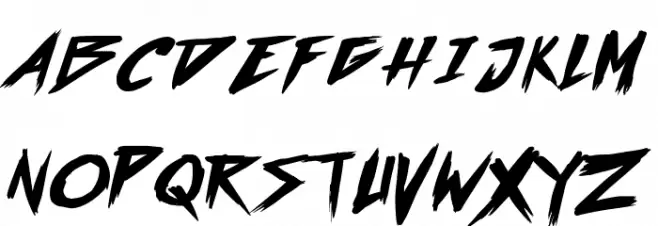 outrun future Schriftart Groß