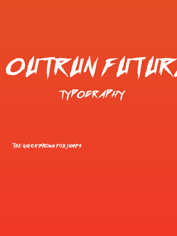 outrun future Poster