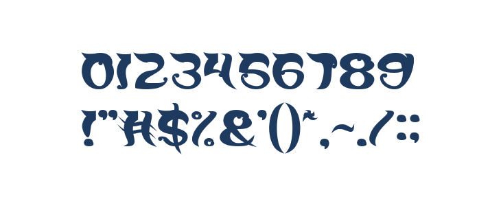 OVER THE MOUNTAIN Bold Other Characters