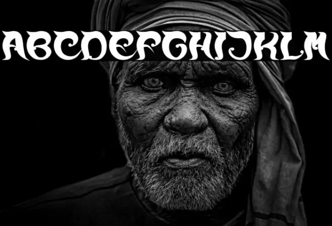 OVER THE MOUNTAIN Bold Font examples