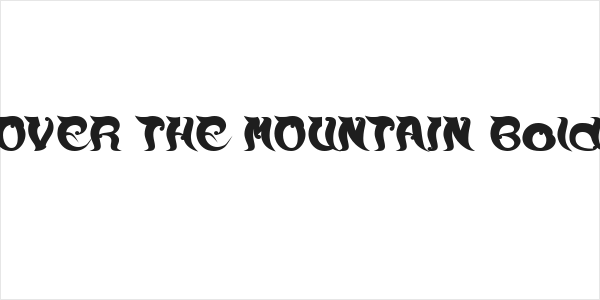 OVER THE MOUNTAIN Bold Logo