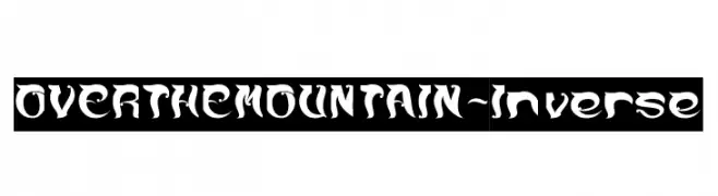 OVER THE MOUNTAIN-Inverse  नि: शुल्क फ़ॉन्ट्स डाउनलोड