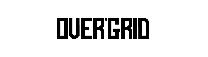 OVER'GRID  font caratteri gratis