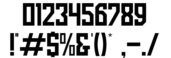 OVER'GRID Font OTHER CHARS
