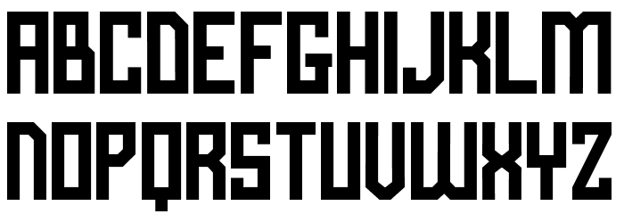 OVER'GRID Font LOWERCASE