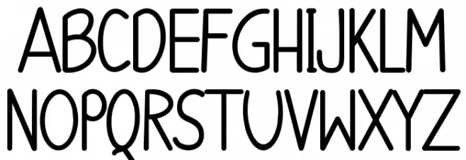 OVERUNDER - Personal Use 字体 大写