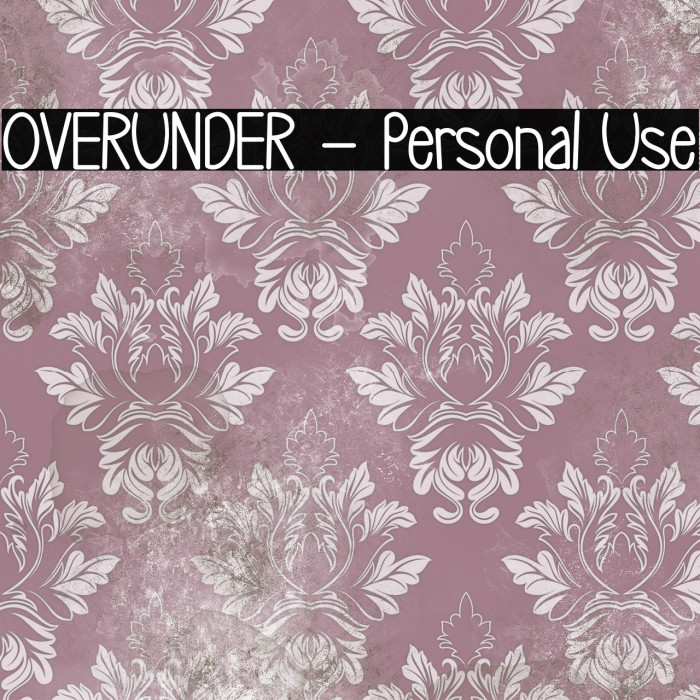 OVERUNDER - Personal Use Example 3