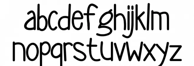 OVERUNDER - Personal Use 字体 小写