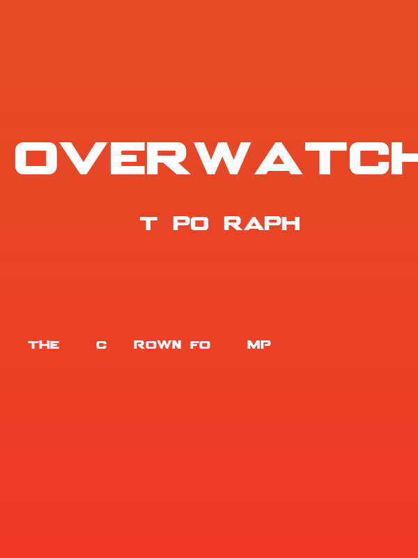 OVERWATCH Poster