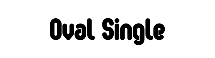 Oval Single  font caratteri gratis