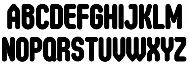 Oval Single Шрифта ВЕРХНИЙ