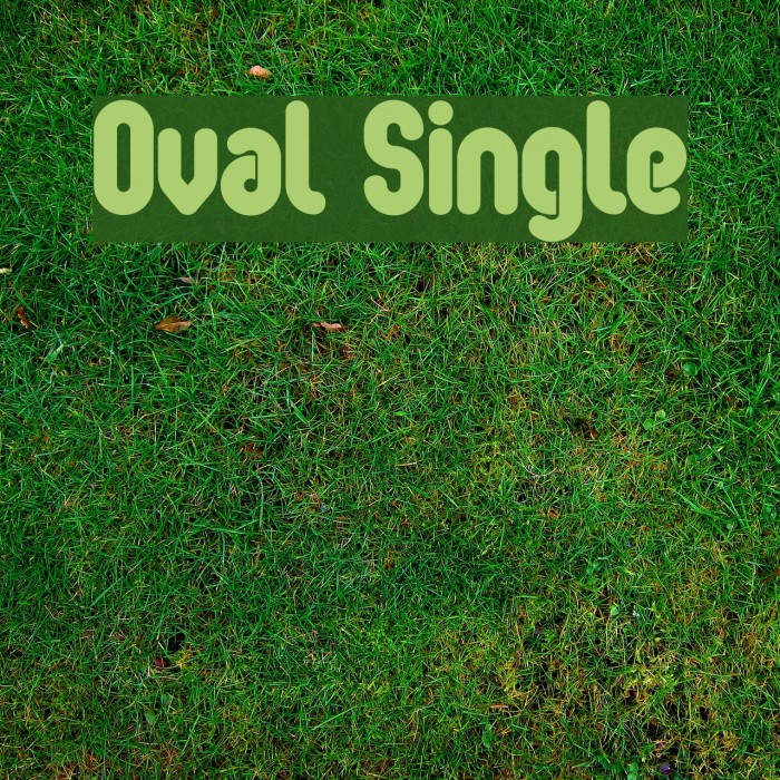 Oval Single Example 1