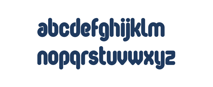 Oval Single Lowercase