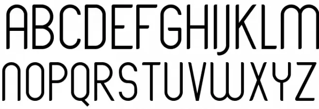 Oval Track Regular Schriftart Groß