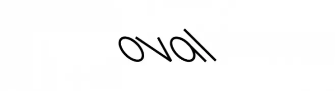 Oval  لخطوط تنزيل
