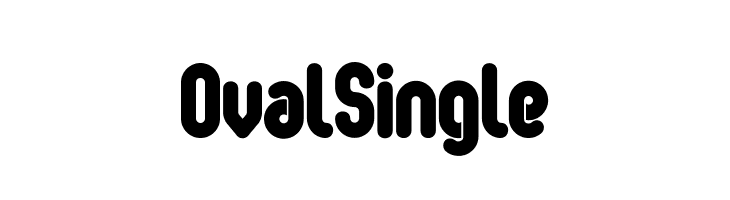 OvalSingle Font