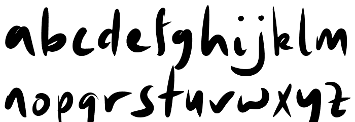 Ovalis Font LOWERCASE