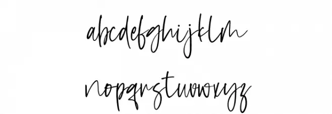 Ovation फ़ॉन्ट लोअरकेस