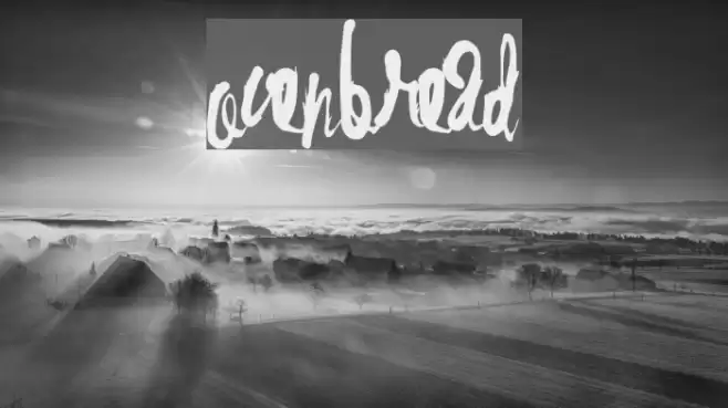 OvenBread Font examples