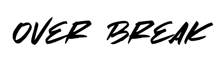 Over Break  Free Fonts Download