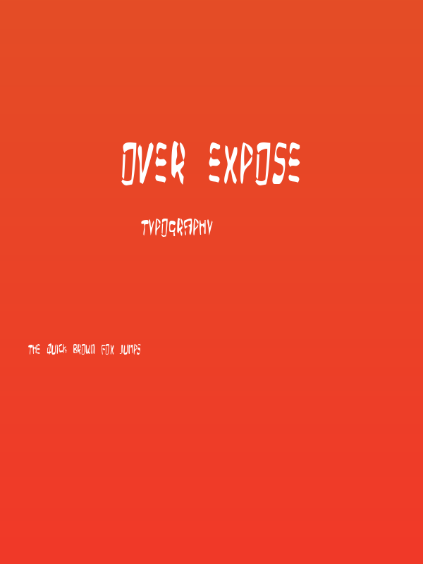 Over Expose Poster