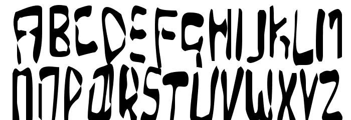 Over Expose Font LOWERCASE