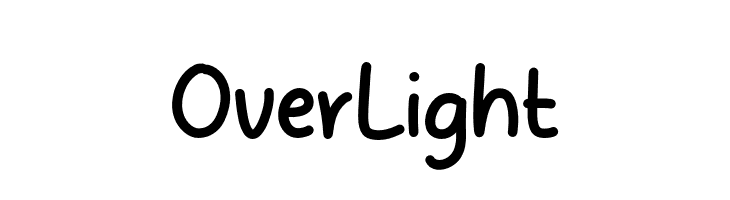 Over Light  नि: शुल्क फ़ॉन्ट्स डाउनलोड