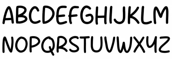 Over Light Schriftart Groß