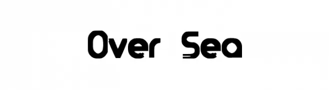 Over Sea  les polices de caractères gratuit tlcharger